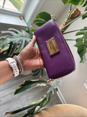 Marc by Marc Jacobs Purple Zip Wallet